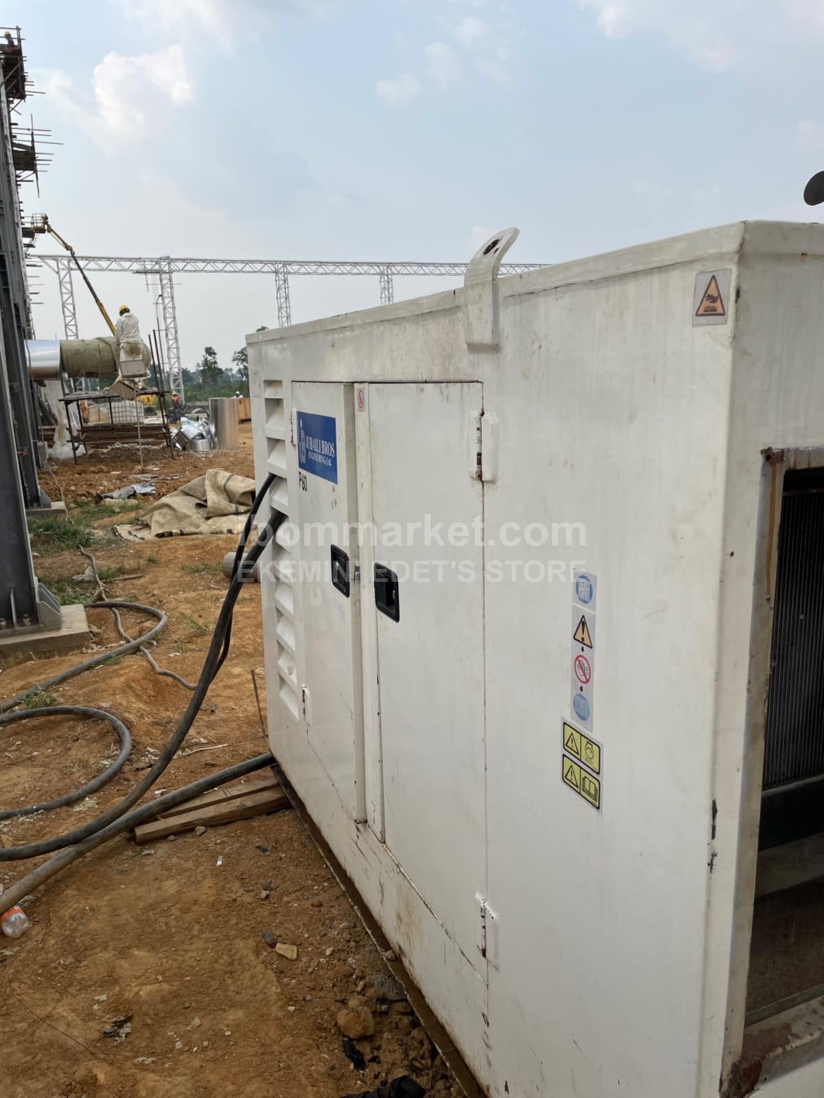 Used Perkins lister generator, 60kva