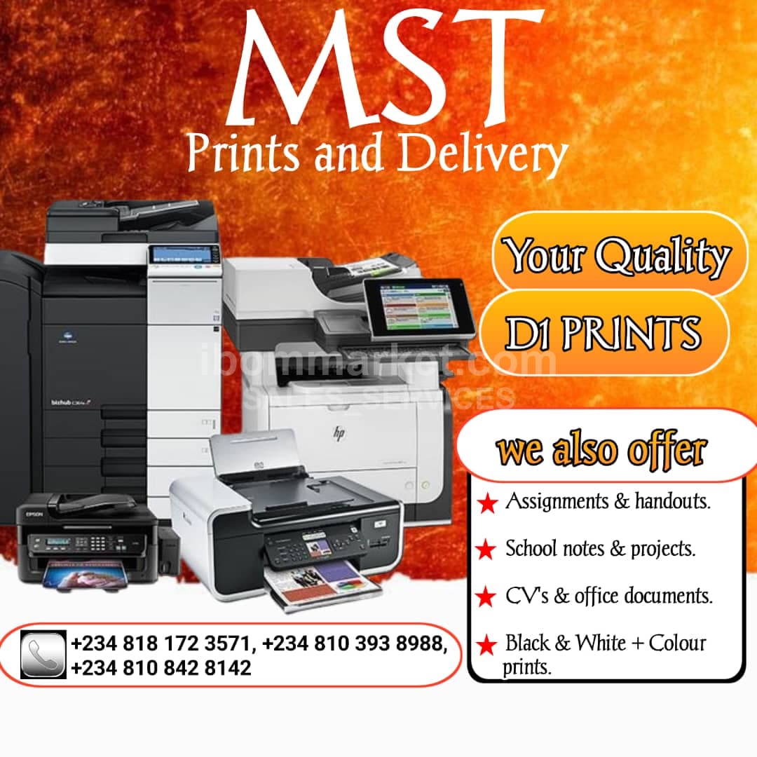 MST Prints and Delivery
