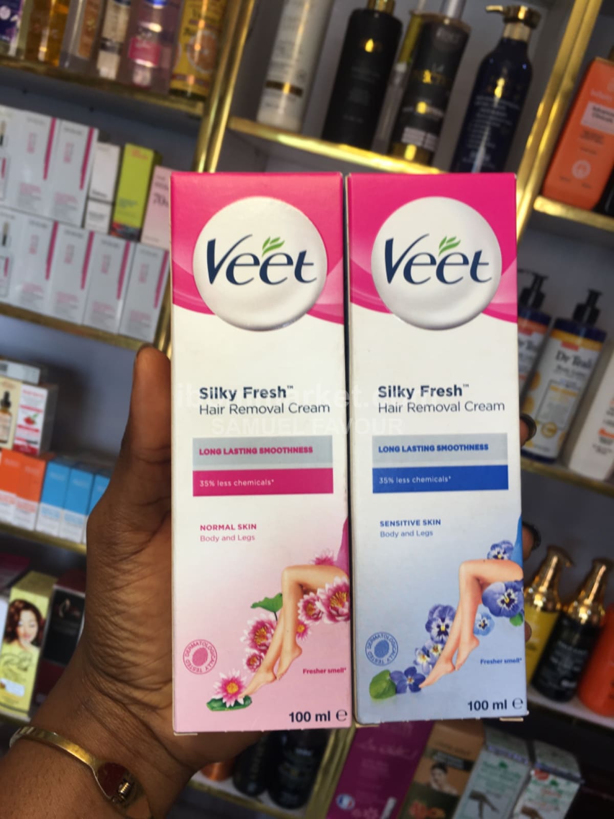New hair removal cream